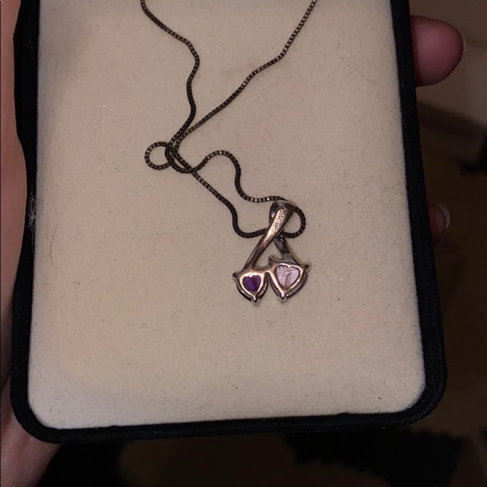 Kays Double Heart Necklace View 4